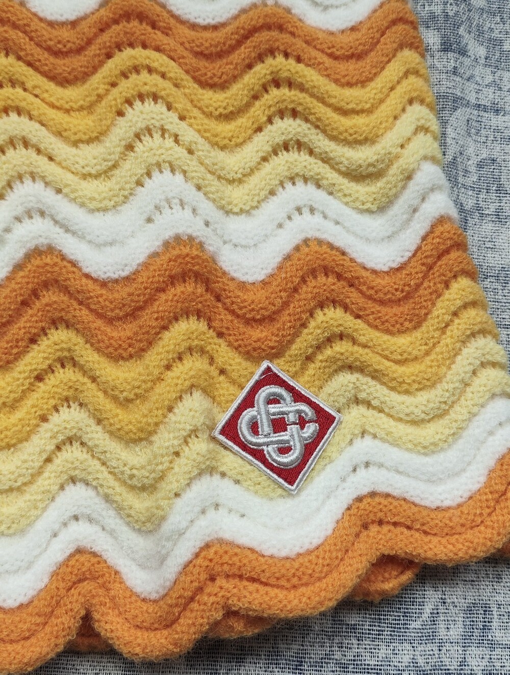 Casablanca Retro Wavy Knit Casual Shorts - Picture 5 of 5